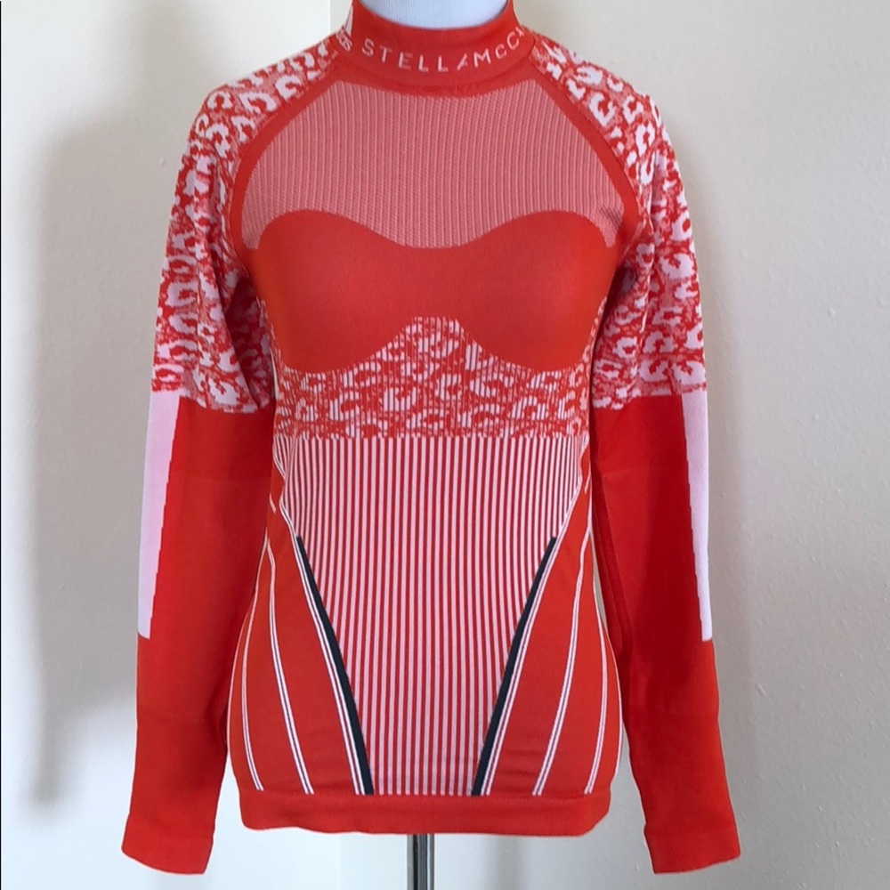 NWT Adidas Stella McCartney Run Primeknit Tee - Picture 2 of 8